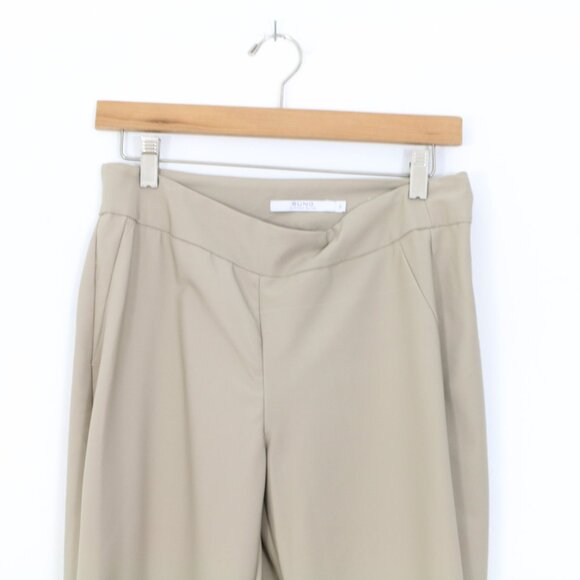 *Alfred Sung Beige Cropped Straight Leg Trouser - Picture 5 of 9